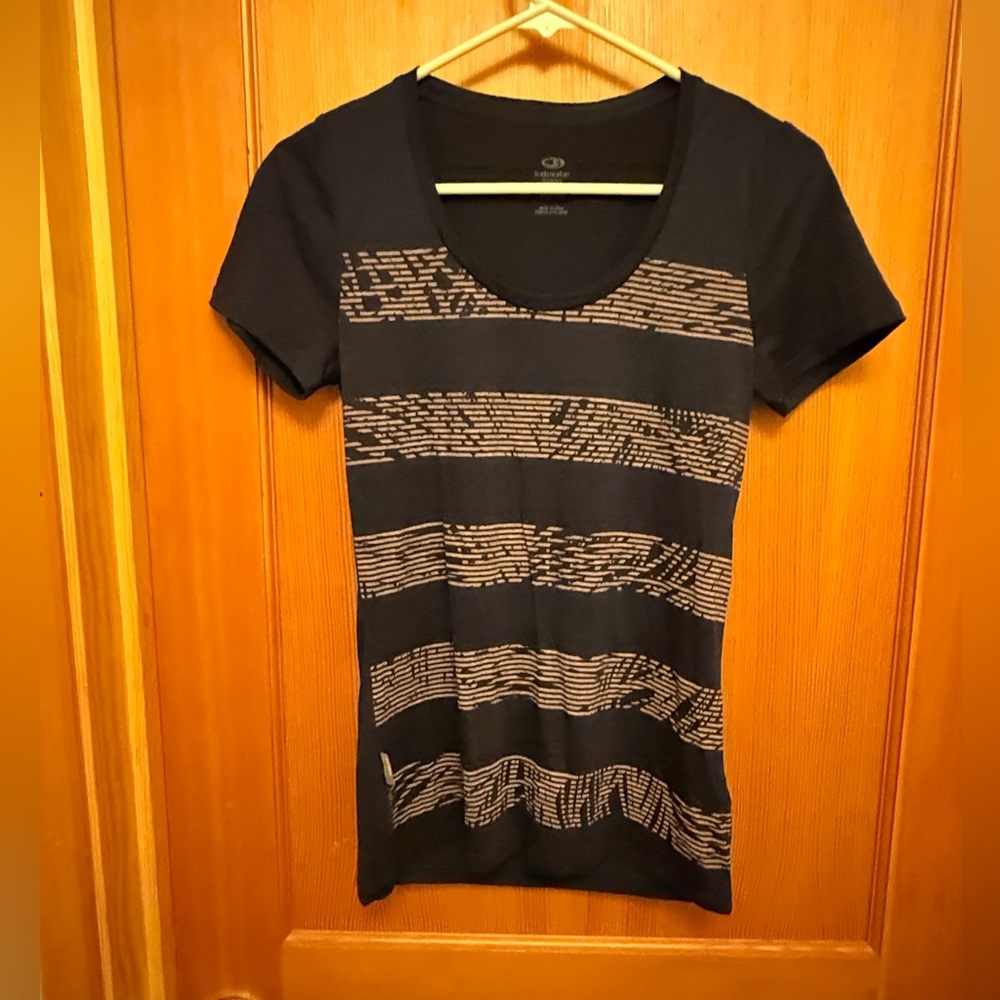 Icebreaker Womens Tech Lite II SS Scoop Tee - Reflection Lines